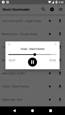 Music Downloader android App screenshot 4