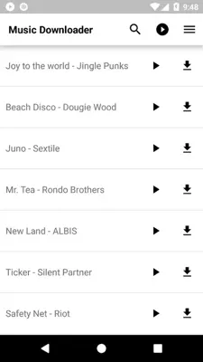 Music Downloader android App screenshot 5